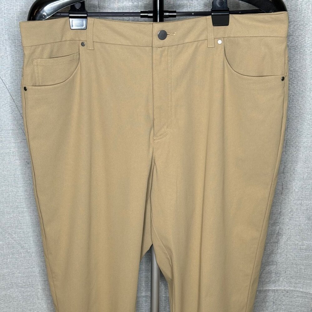 VRST - Men's - Limitless Steady Stretch Khaki Athletic Pants - Size 38 / 30